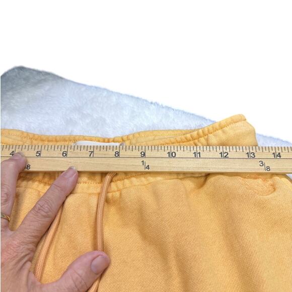 Honor the Gift Wide leg Sweats Size XS Gold with Patches NWT - Picture 3 of 5